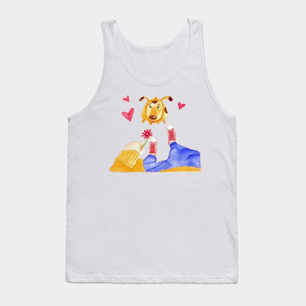 Adopt Me Dog Tank Top by Mako Design 